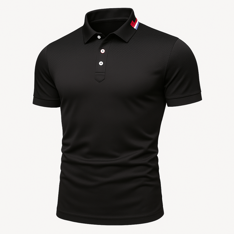 Domoir | Elegant Stretch Polo Shirt