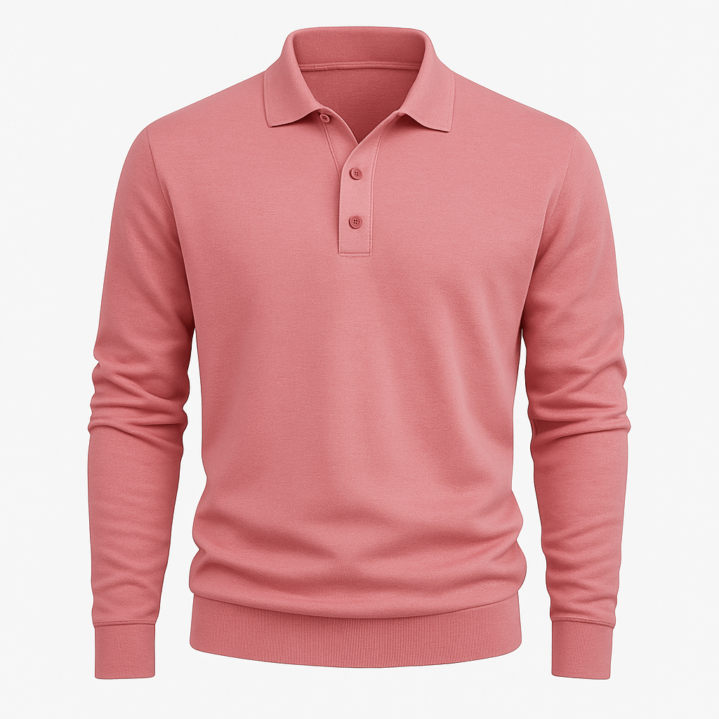 Domoir | Field Long Sleeve Polo Shirt