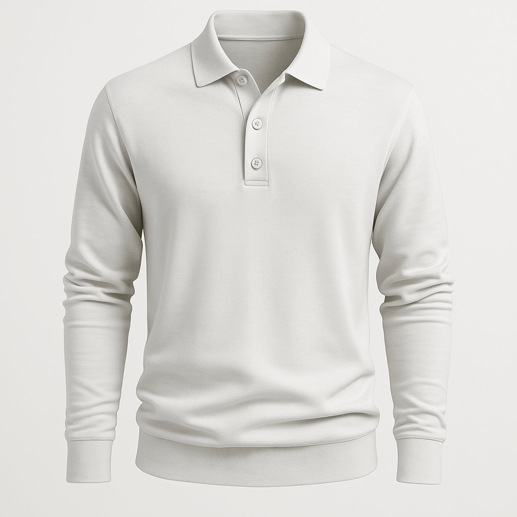 Domoir | Field Long Sleeve Polo Shirt