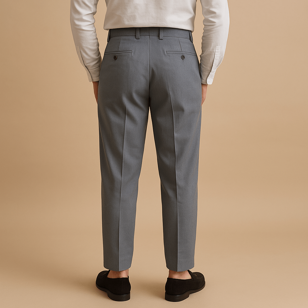 Domoir | High-Waisted Pleated Trousers
