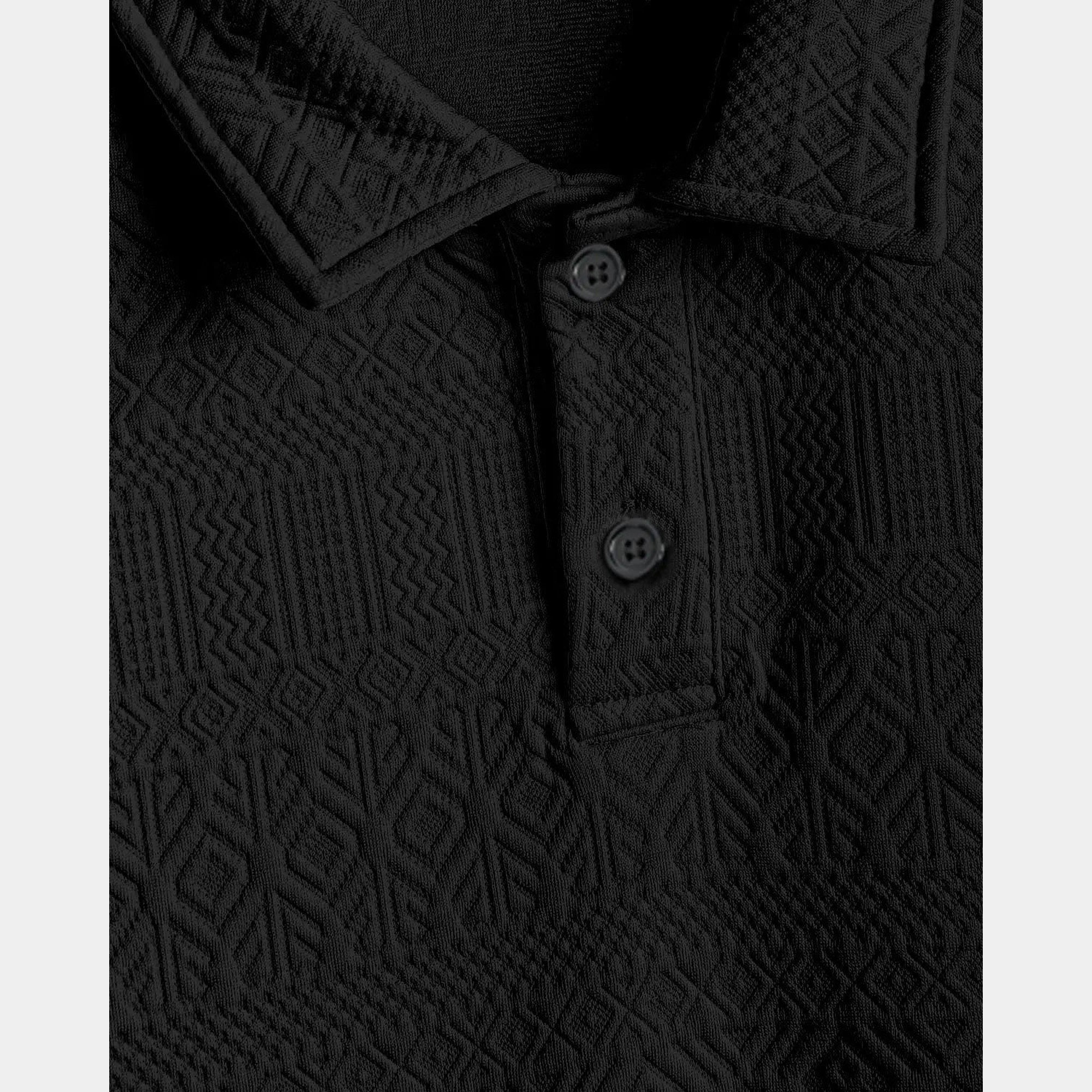 Domoir | Jacquard Polo Shirt