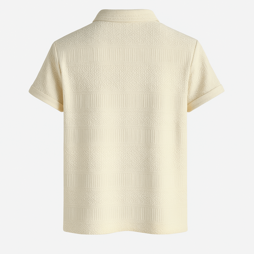 Domoir | Jacquard Polo Shirt