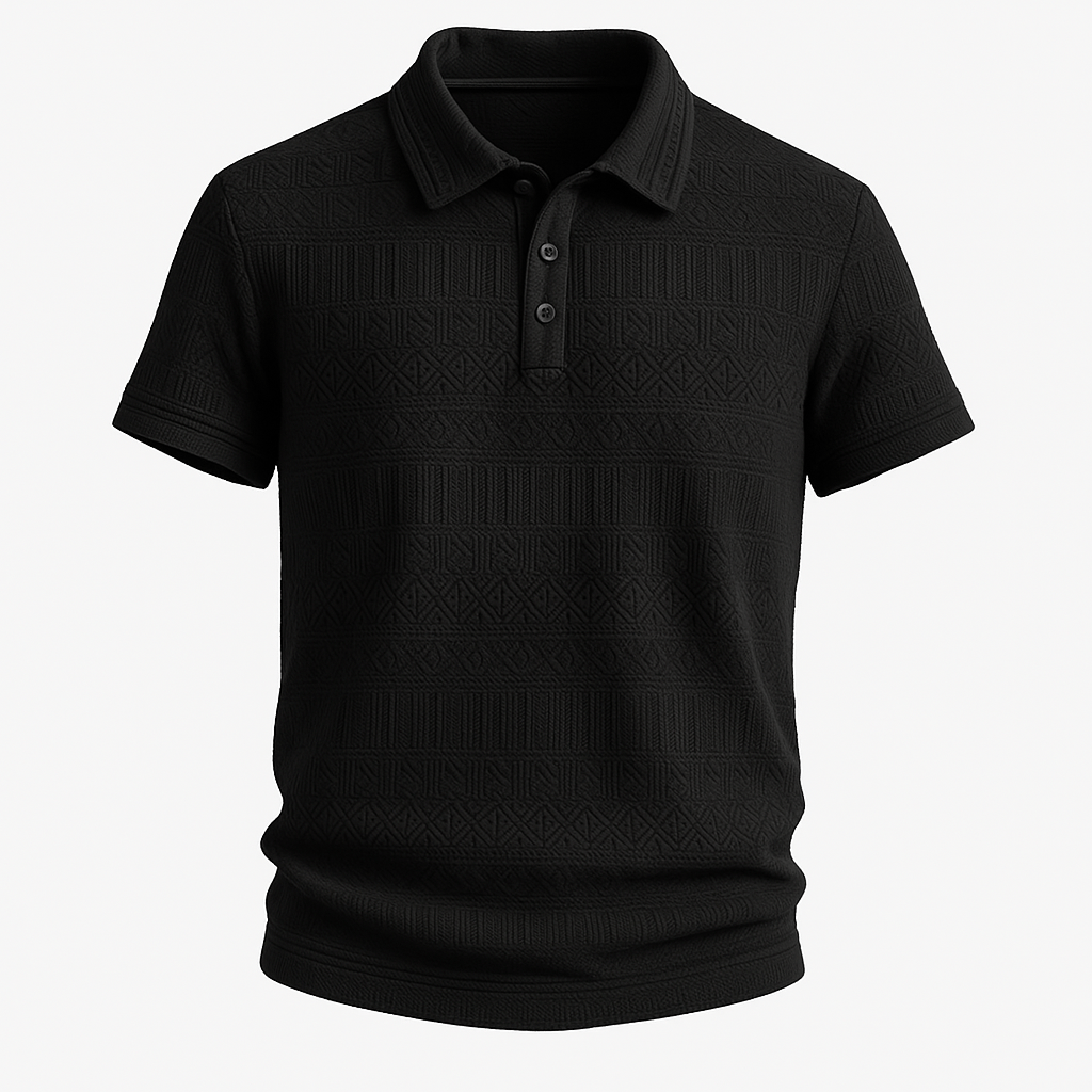 Domoir | Jacquard Polo Shirt