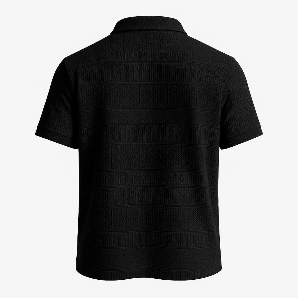 Domoir | Jacquard Polo Shirt