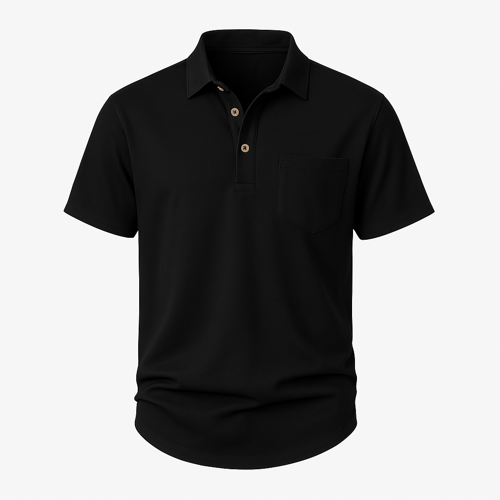 Domoir | Linen Polo Shirt