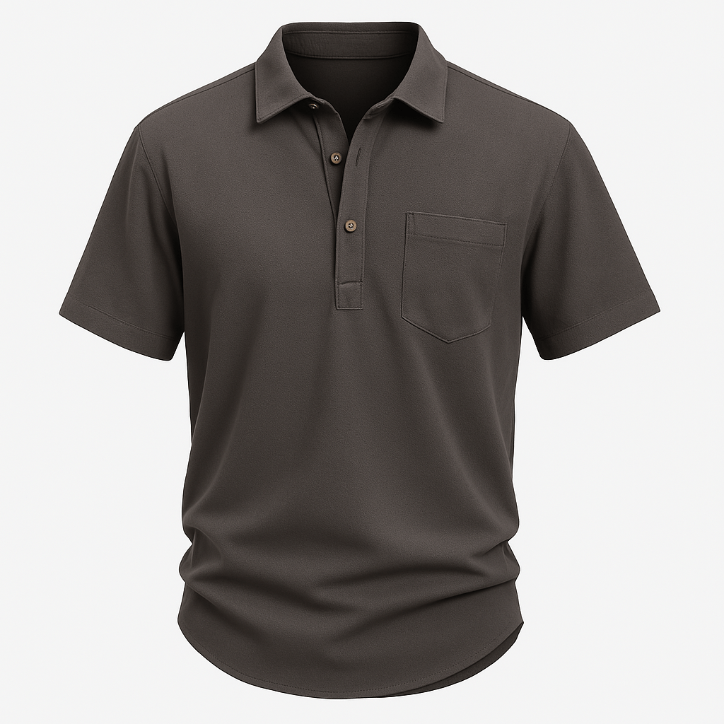 Domoir | Linen Polo Shirt