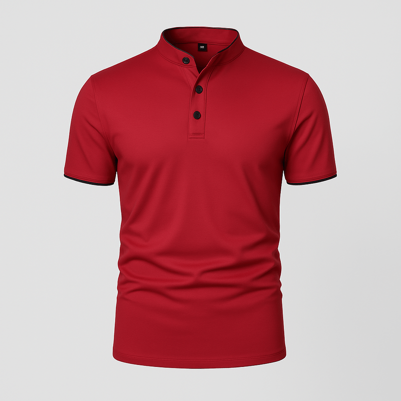 Domoir | Old Money Stretch Polo Shirt