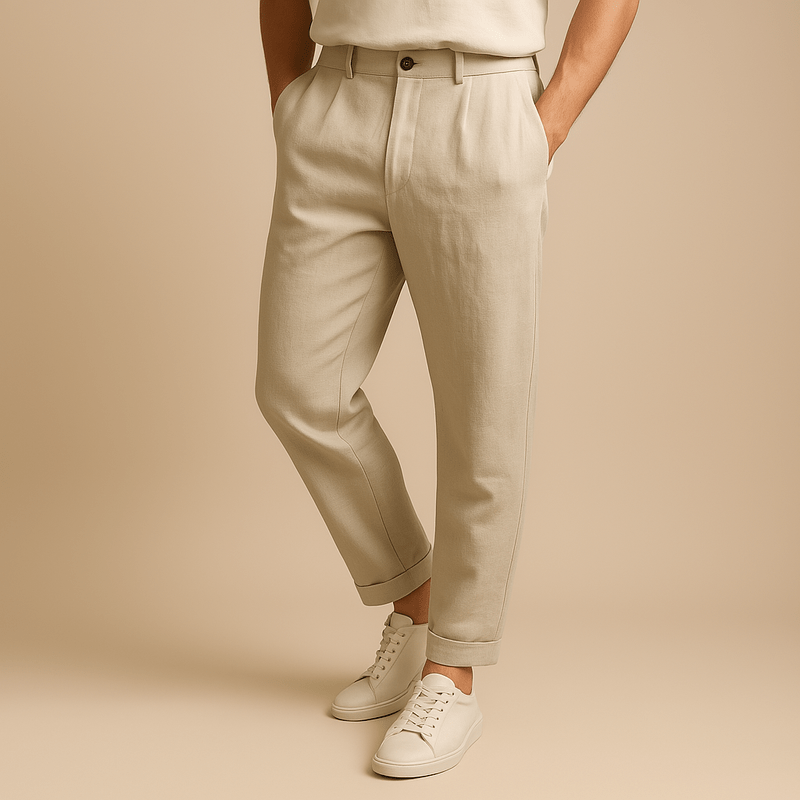 Domoir | Relaxed Linen Trousers