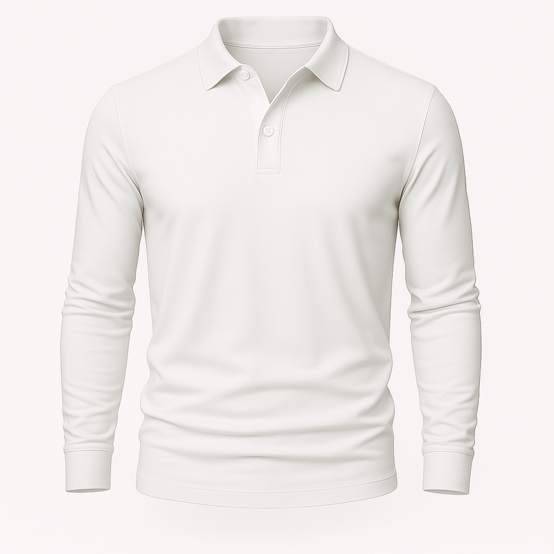 Domoir | Rocky Long Sleeve Polo Shirt