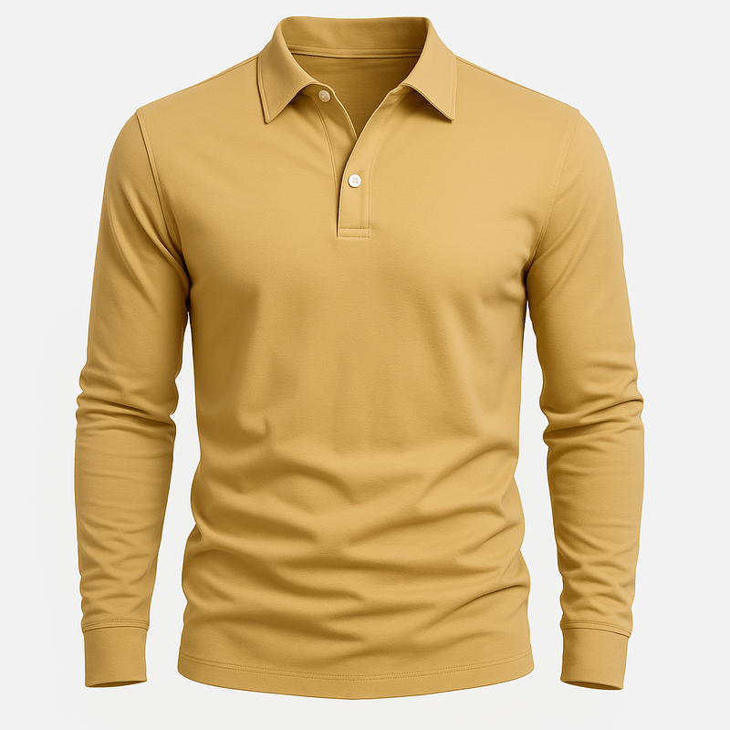 Domoir | Rocky Long Sleeve Polo Shirt
