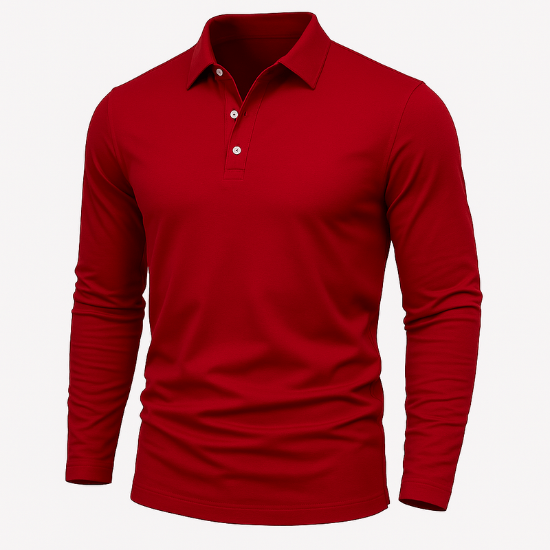 Domoir | Rocky Long Sleeve Polo Shirt
