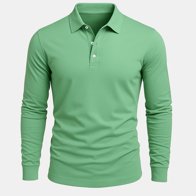 Domoir | Rocky Long Sleeve Polo Shirt