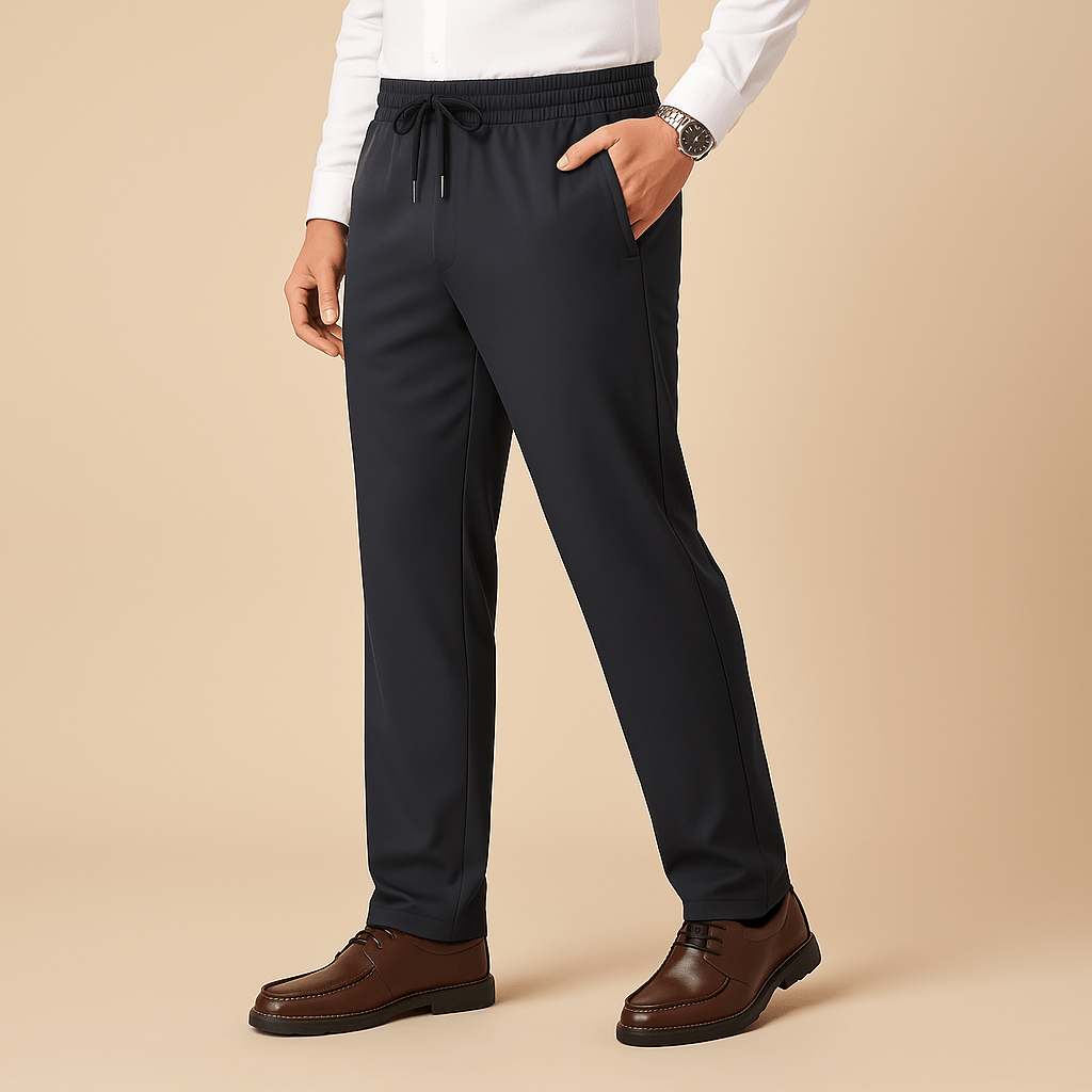 Domoir | Stretch Slim Fit Trousers