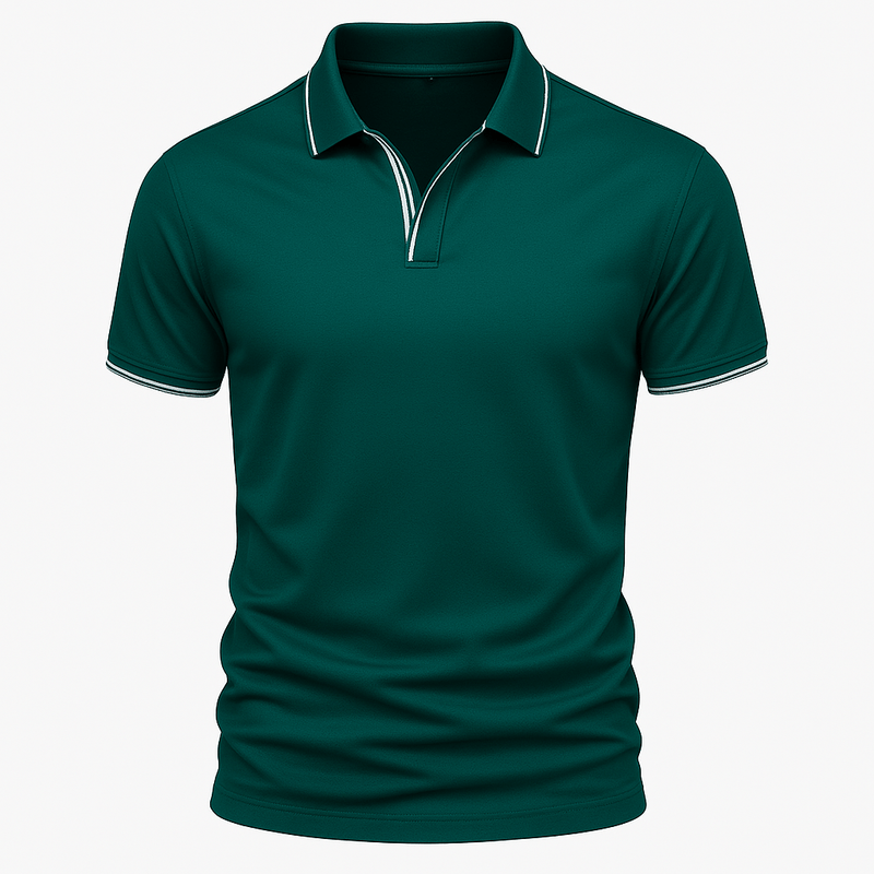 Domoir | V-Neck Everyday Polo Shirt