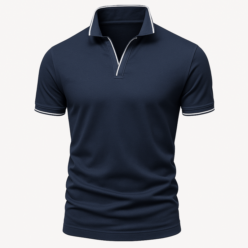 Domoir | V-Neck Everyday Polo Shirt