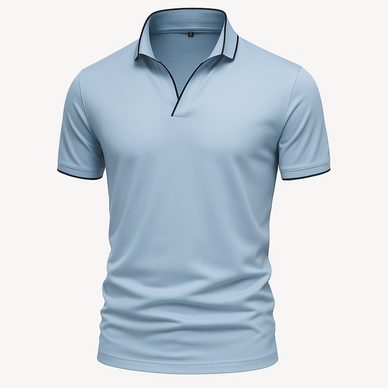 Domoir | V-Neck Everyday Polo Shirt