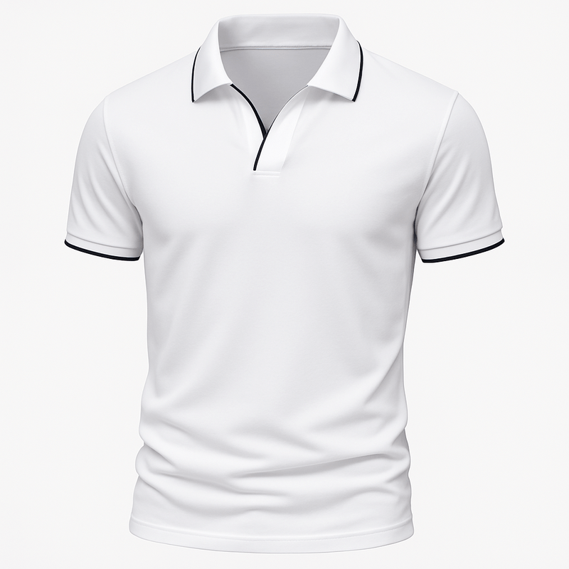 Domoir | V-Neck Everyday Polo Shirt