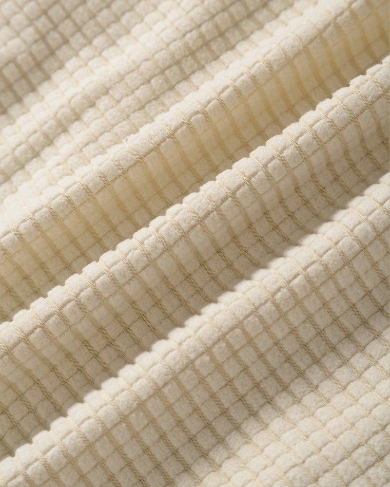 Domoir | Waffle Henley Polo Shirt