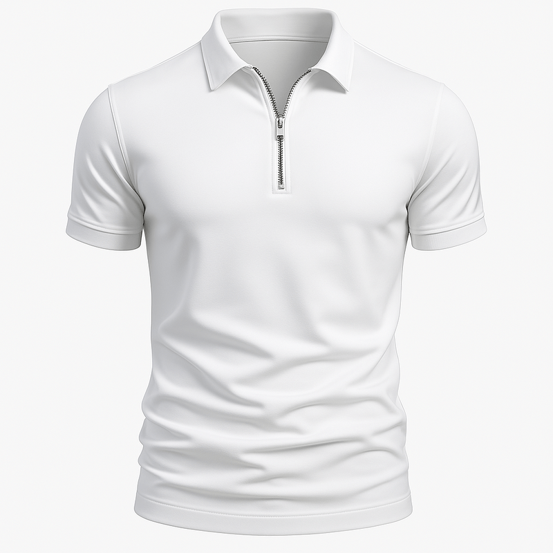 Domoir | Zip Polo Shirt