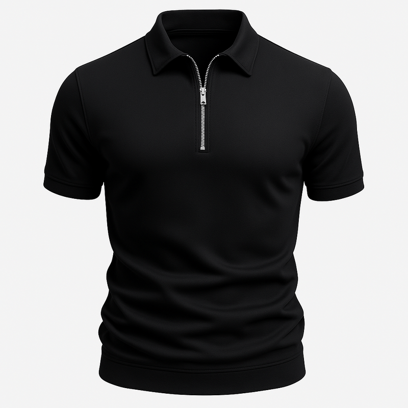 Domoir | Zip Polo Shirt