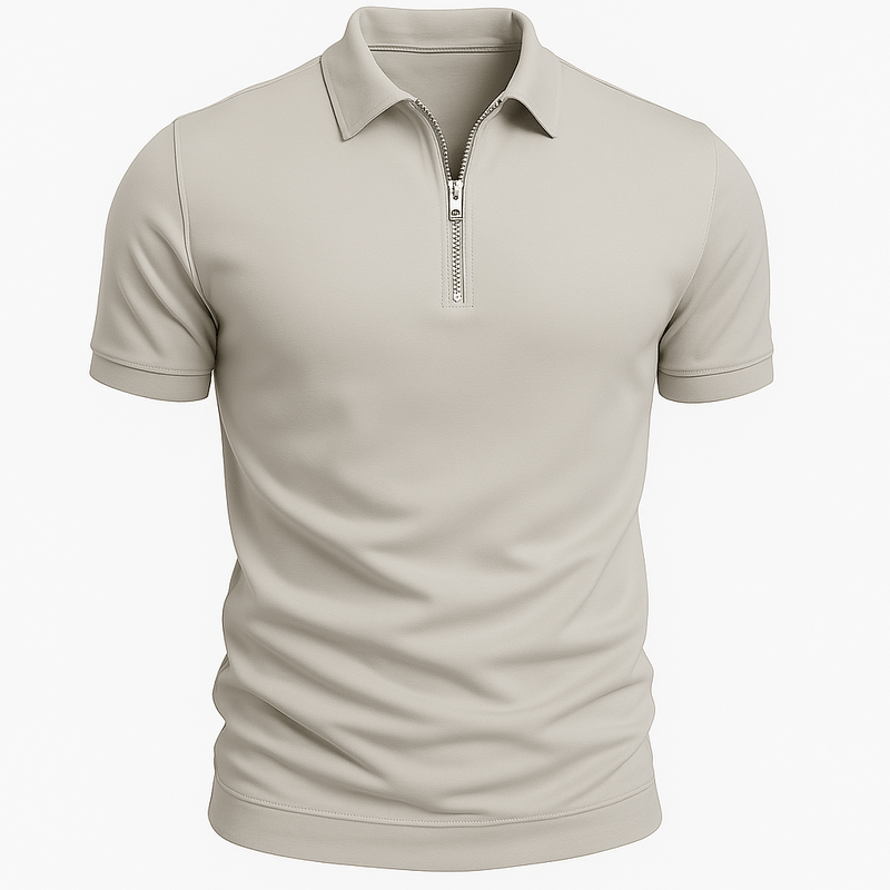 Domoir | Zip Polo Shirt