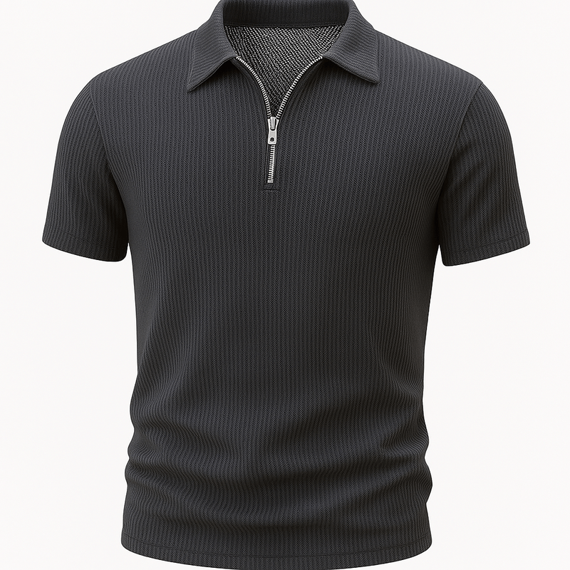 Domoir | Zip Polo Shirt