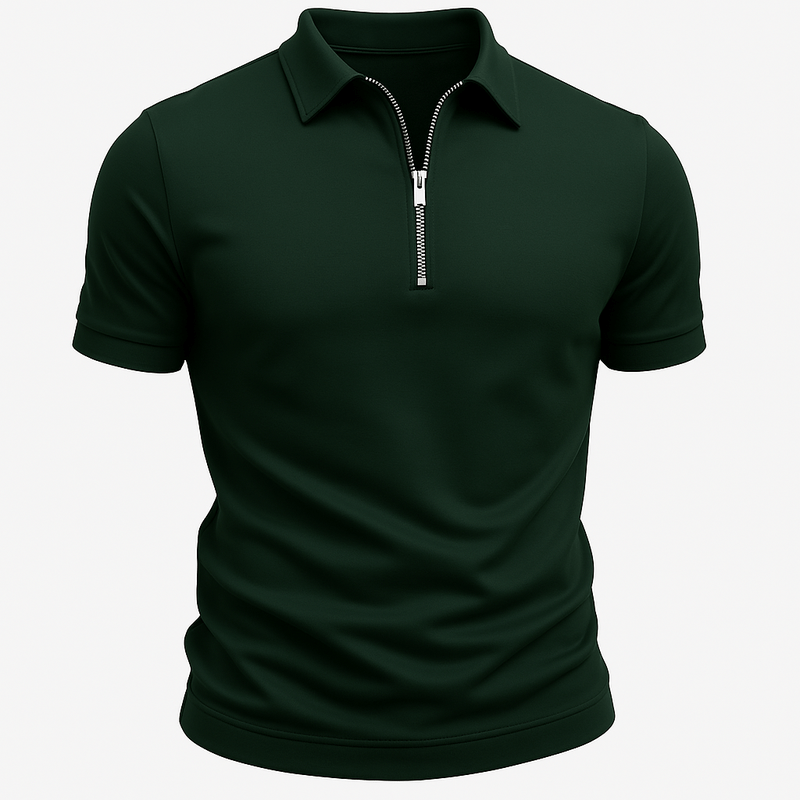 Domoir | Zip Polo Shirt