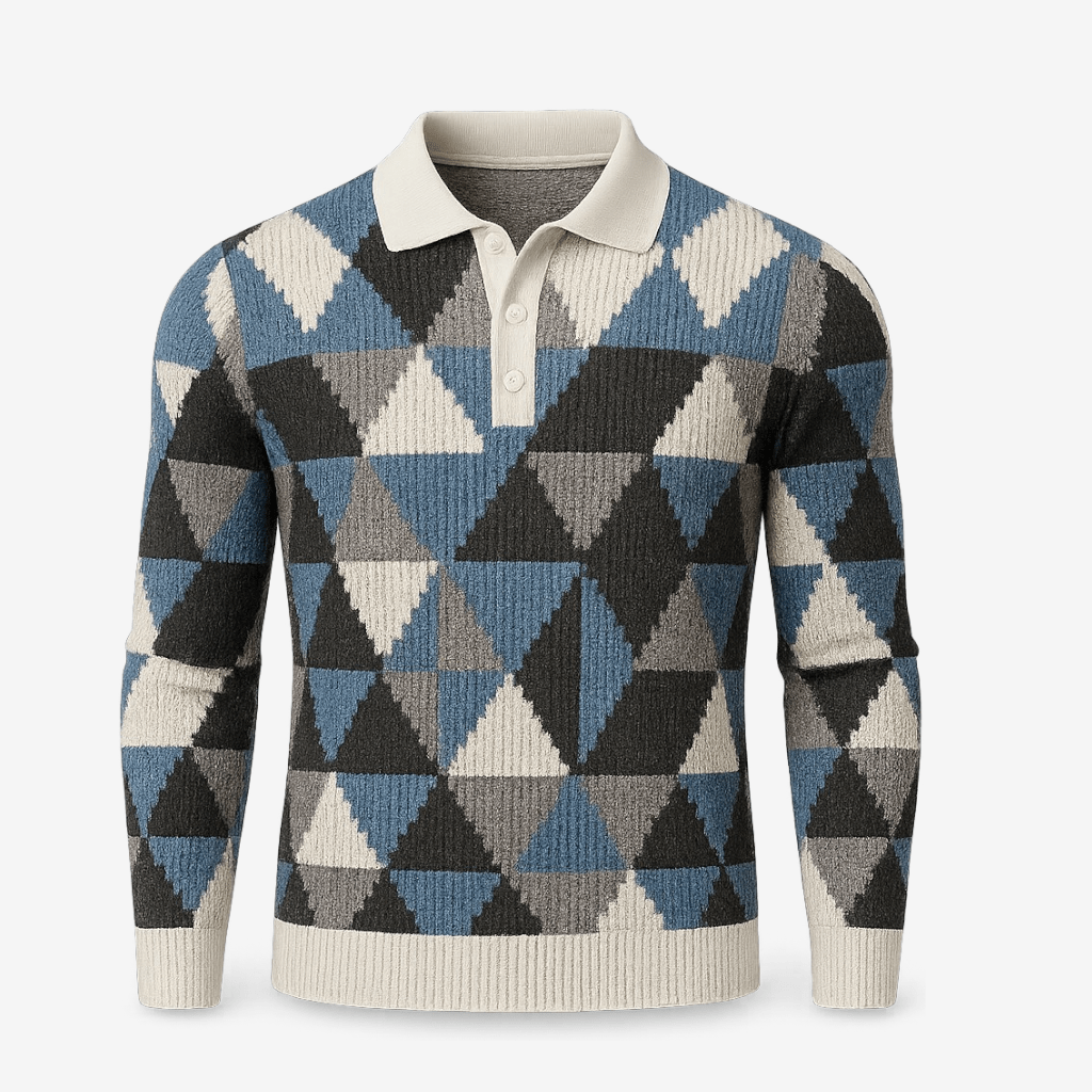 Domoir | 3D Printed Lapel Polo Shirt