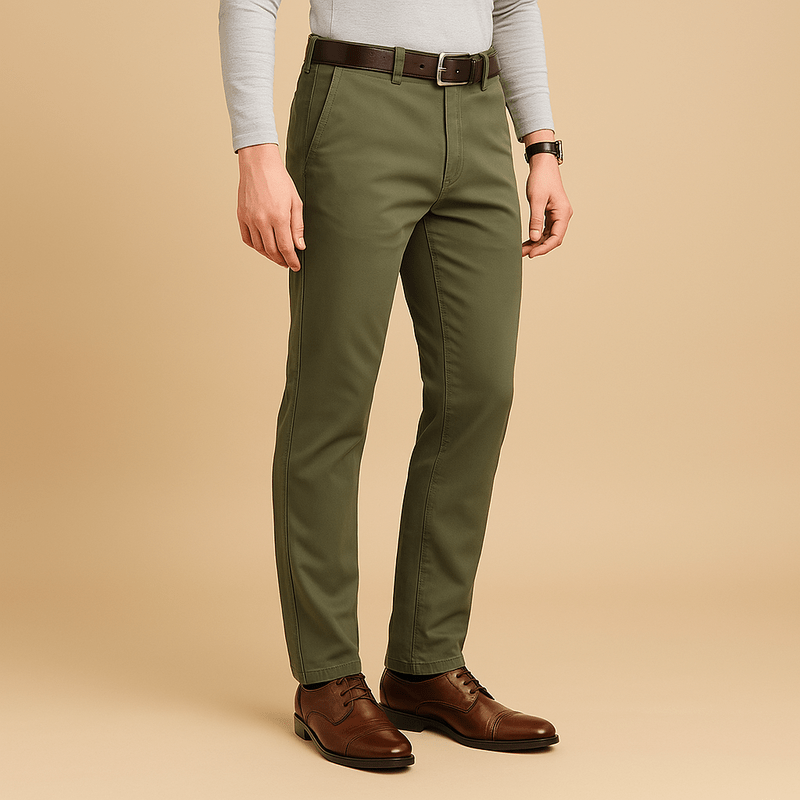 Domoir | Classic Tailored Stretch Trousers