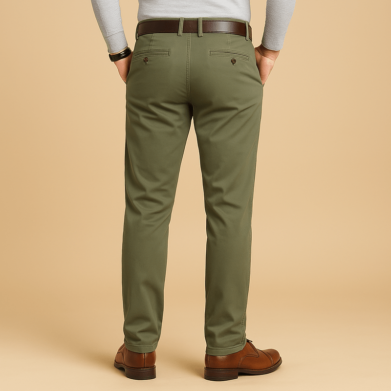 Domoir | Classic Tailored Stretch Trousers