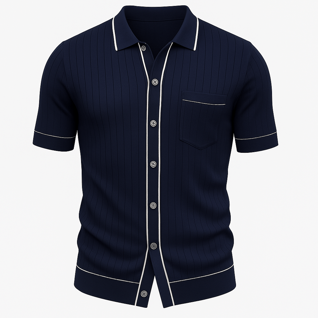 Domoir | Clean-Cut Cotton Shirt
