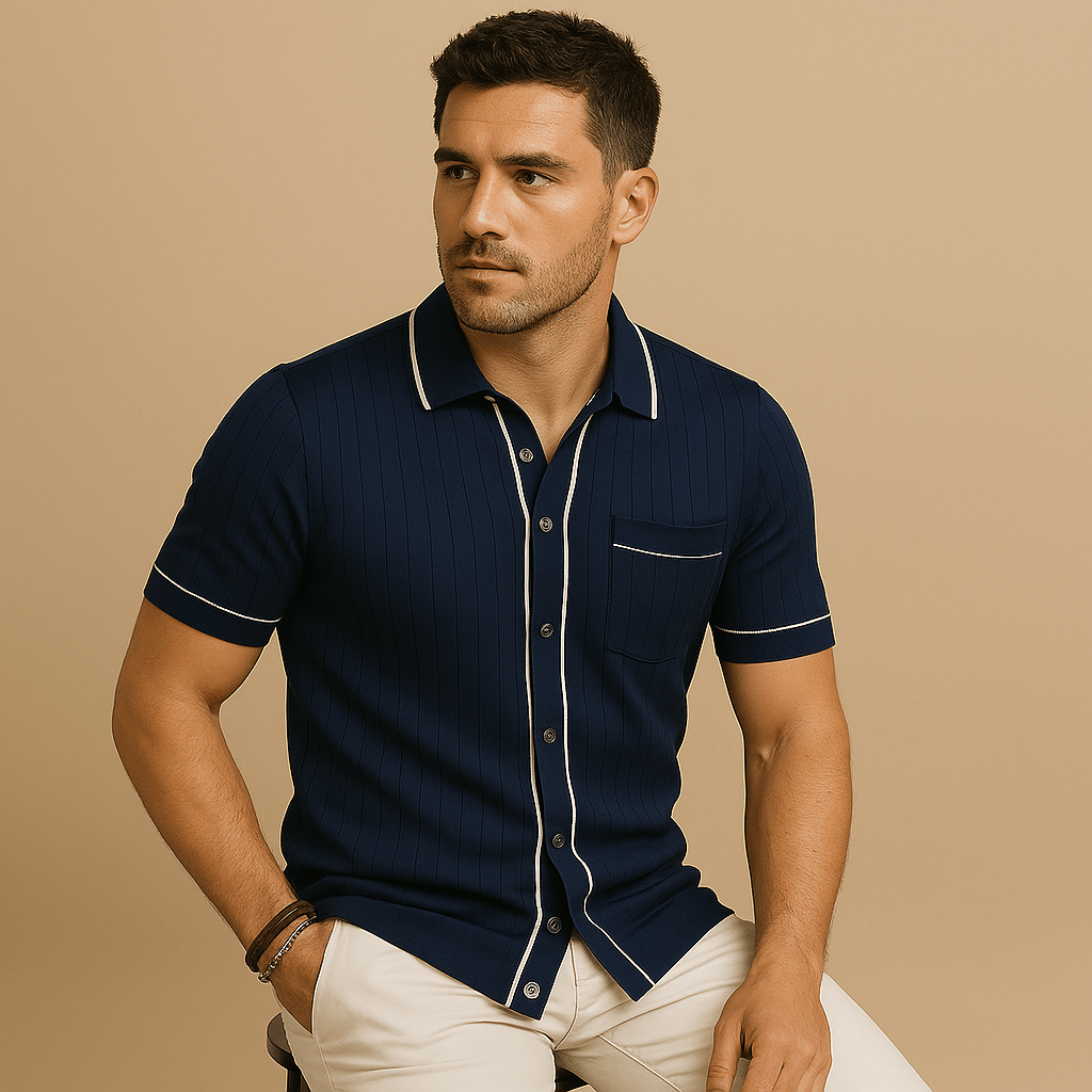 Domoir | Clean-Cut Cotton Shirt