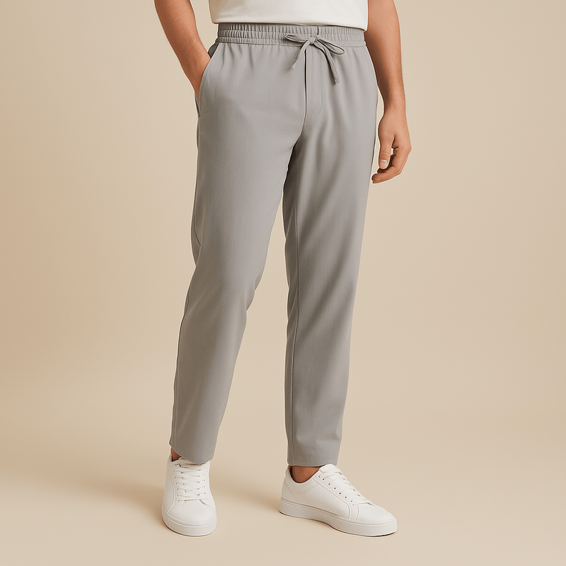 Domoir | Coastal Relaxed Cotton Trousers