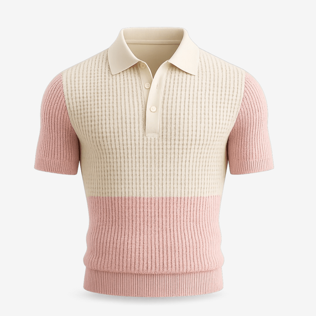 Domoir | Contrast Slim Fit Polo Shirt