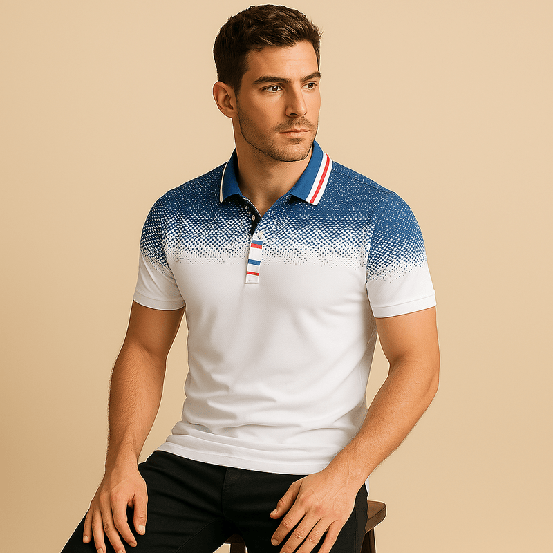 Domoir | Elegant Stretch Polo Shirt