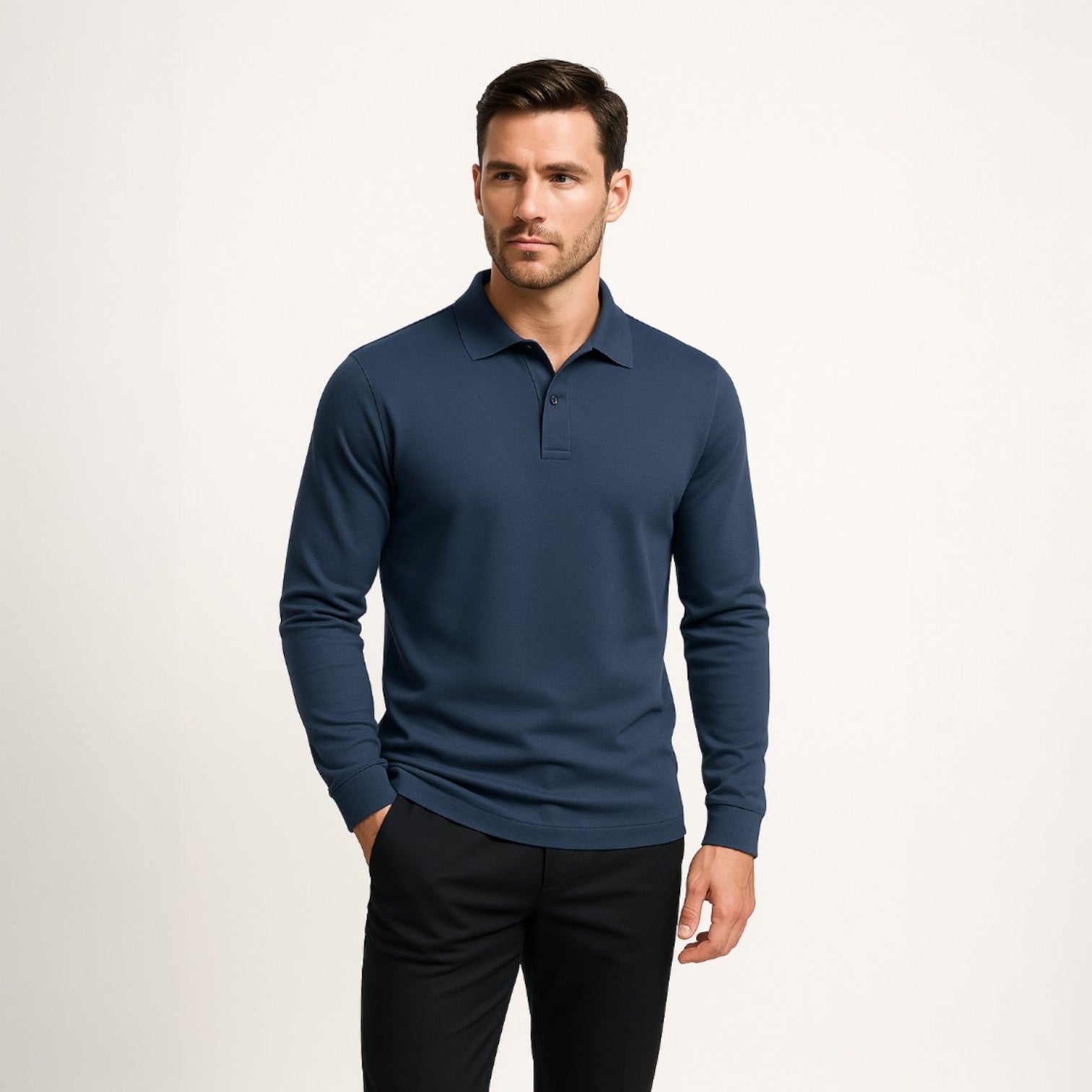 Domoir | Embroidered Polo Shirt