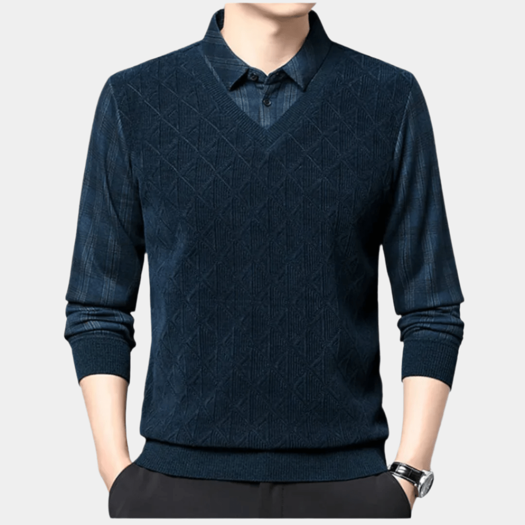 Domoir | Extra Warm Cotton Polo Shirt