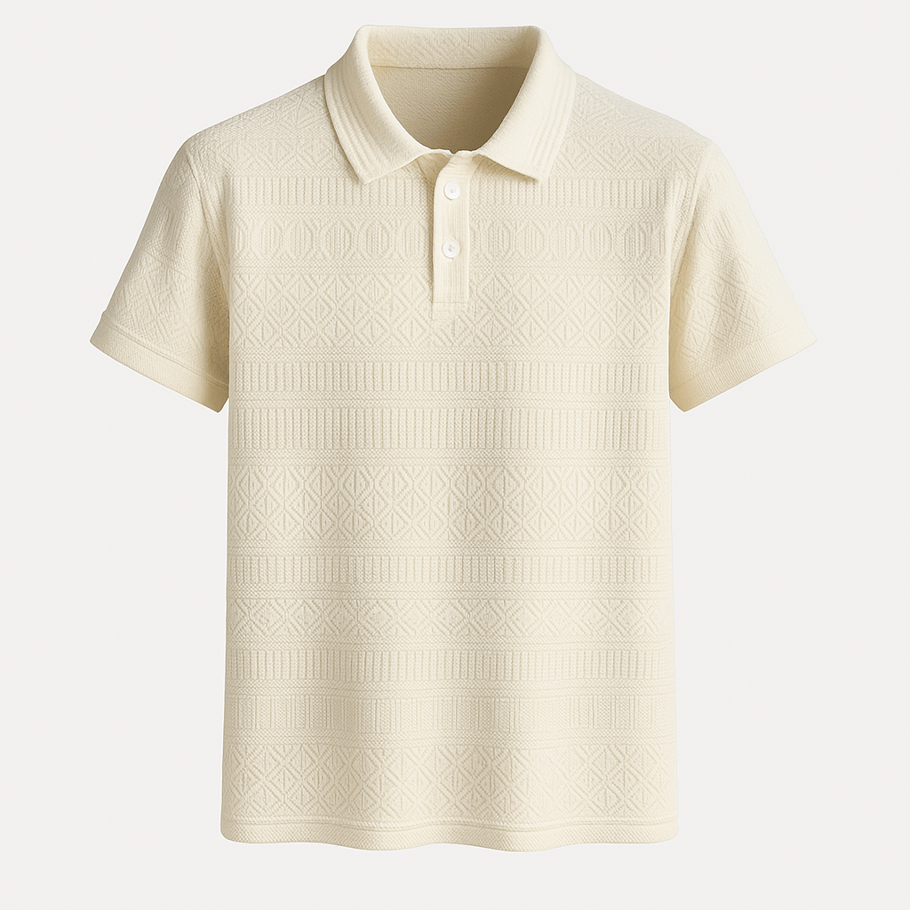 Domoir | Jacquard Polo Shirt