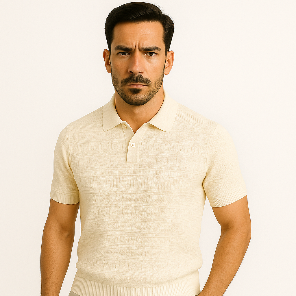 Domoir | Jacquard Polo Shirt