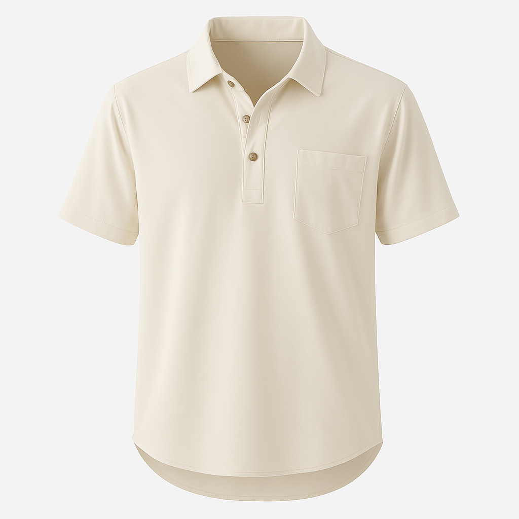 Domoir | Linen Polo Shirt