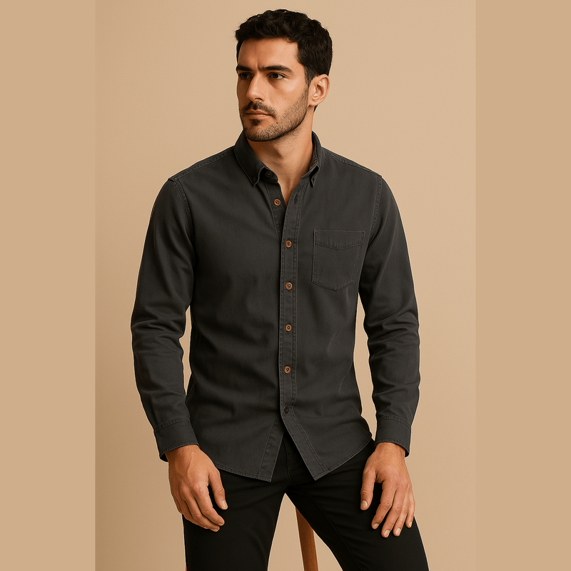Domoir | Minimal Cotton Shirt