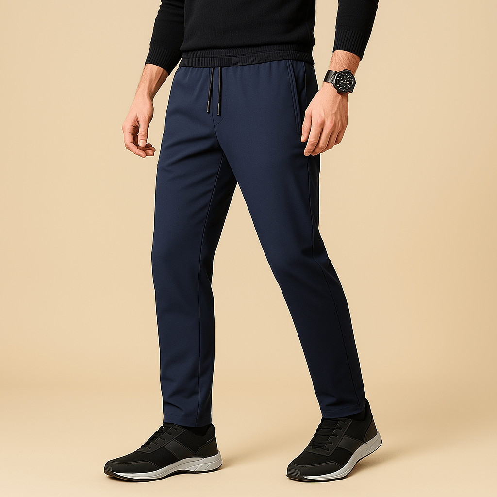 Domoir | Modern Slim Fit Trousers