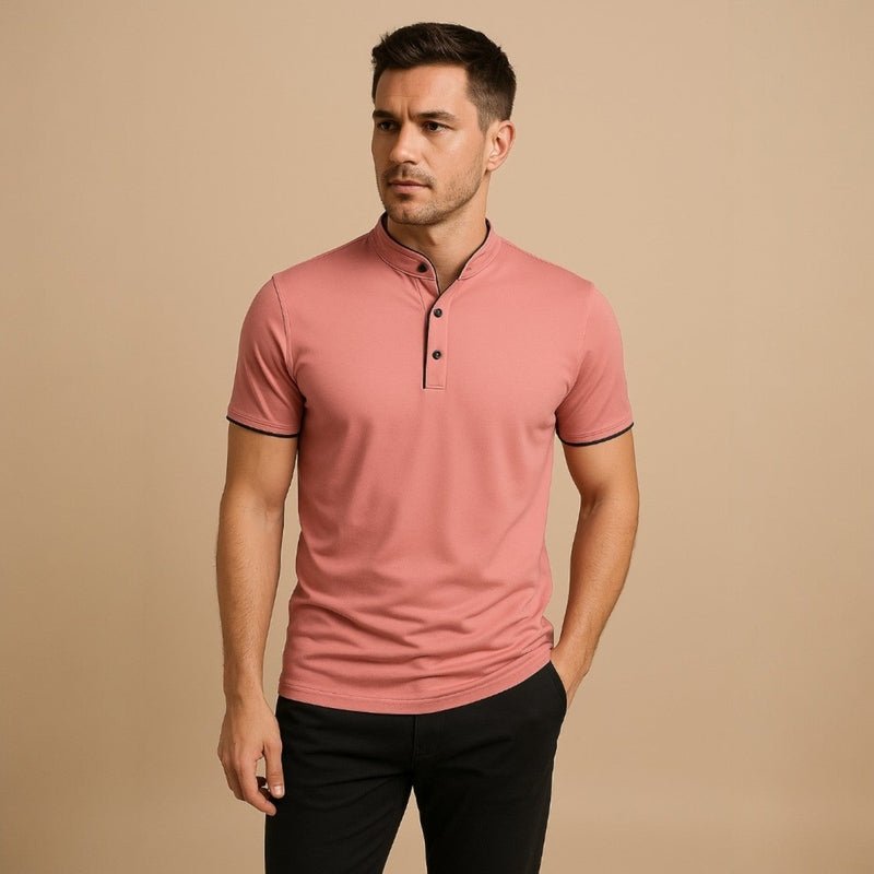 Domoir | Old Money Stretch Polo Shirt