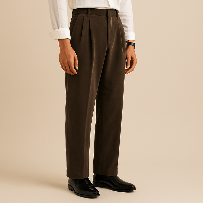 Domoir | Pleated Corduroy Trousers