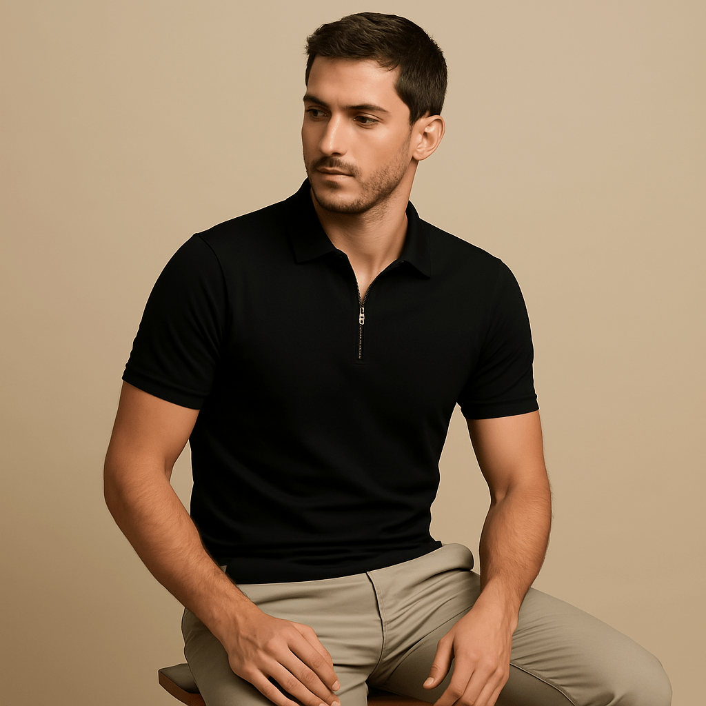 Domoir | Refined Sleeve Polo Shirt