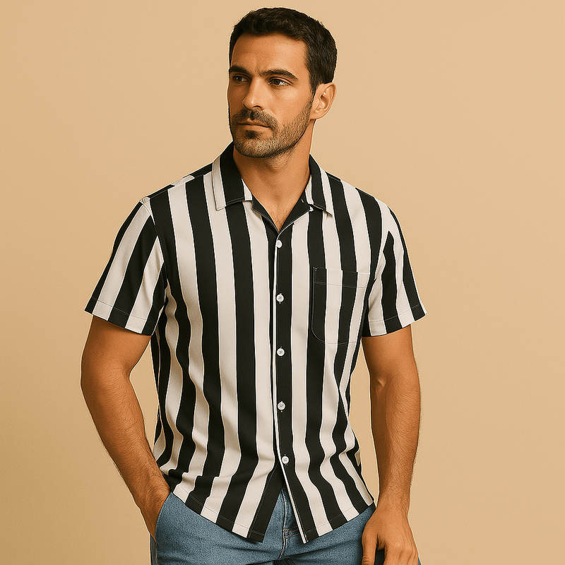 Domoir | Refined Striped Shirt