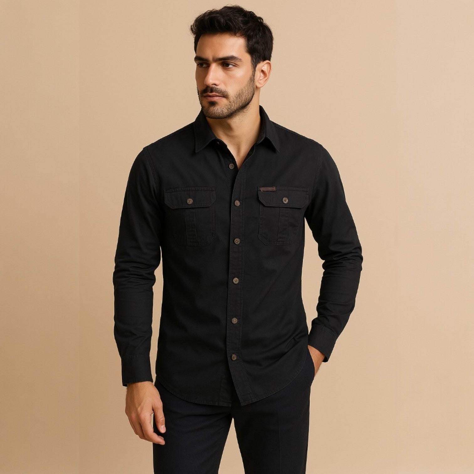 Domoir | Relaxed Cotton Shirt