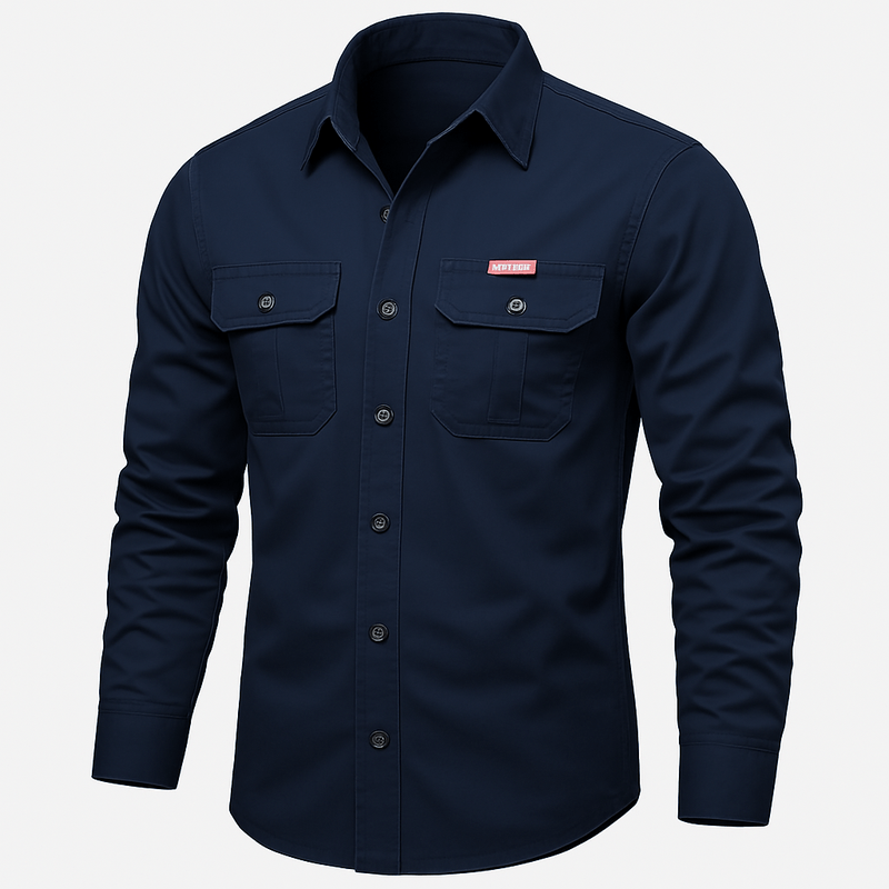 Domoir | Sculpted Denim Shirt