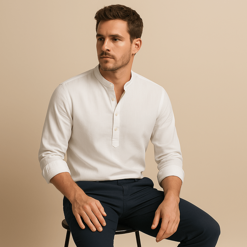 Domoir | Soft Linen Blend Shirt