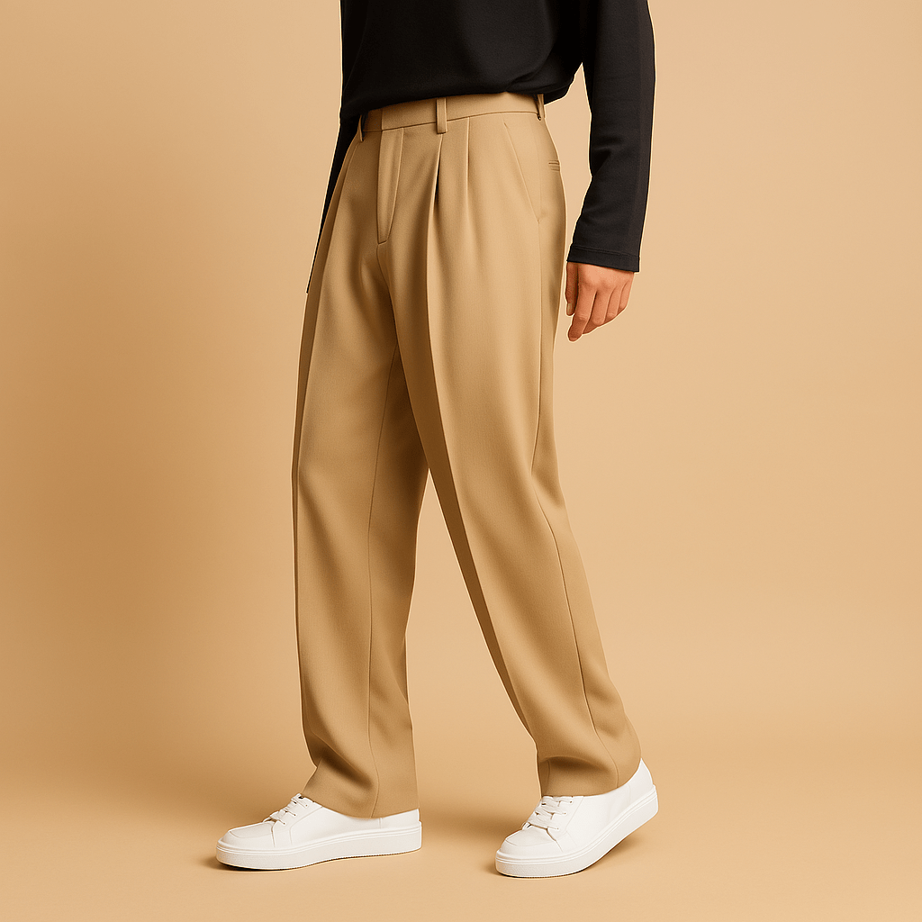 Domoir | Soft Pleated Trousers